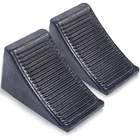 Fasmov 2 Solid Rubber Heavy Duty Wheel Chock, Premium Pack, Black New. Price: $32.61.