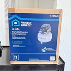 Project Source 3-GALLONS Portable 110 Psi Pancake Air Compressor New. Price: $49.99.