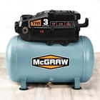 Mcgraw Gallon Hotdog Air Compressor 1/3 Hp 110 Psi Low Profile Oil-free 120V New. Price: $88.95.