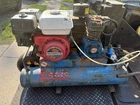 Emglo Portable Air Compressor Honda GX140 5.0 Hp Gas Steel Tank Blue Red Used. Price: $475.00.