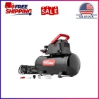 Hyper Tough Black 100 Psi Oil-free Portable Air Compressor 3 Gal New. Price: $66.06.