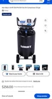 Gallon Veritcal Air Compressor Hart 200 Psi Brand New With Wheels Handle Open. Price: $200.00.
