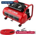 Craftsman Air Compressor, Gallon Portable 1/3HP Max 125 Psi Oil New. Price: $259.17.