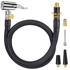 Upgraded Tire Inflator Hose Adapter W/360 Rotating End, 21'' Inflation... New. Price: $15.91.
