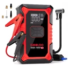 Gooloo A3 Jump Starter With Air Compressor, 3000A Portable Car Battery Booster New. Price: $173.11.