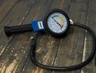 Speedaire 22YL04 Tire Inflator 1/4 With Big Dial - Black Blue Open. Price: $33.99.