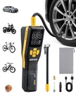 Astroai 150 Psi Tire Inflator Air Portable, Black And Yellow New. Price: $59.63.