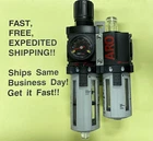 Aro C38121-601 Pneumatic Filter/regulator W/bracket; Free Same Day Shipping! New. Price: $158.10.