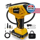 Sypousy Tire Inflator Portable Air - 160PSI Cordless Pump Dual New. Price: $81.81.