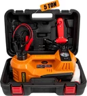 3-IN-1 Electric Hydraulic Car Jack & Tire Inflator, 5T Capacity, 12V New. Price: $108.99.