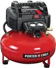 Porter-cable PXCM2002, 6 Gallon 150 Psi Electric Pancake Air Compressor Usa Made New. Price: $129.99.