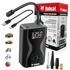 Bobcat Tire Inflator Portable Air Compressor 4000 Mah 150 Psi - 3X Fast New. Price: $51.59.