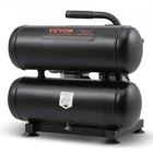 Air Compressor, 4.6 Gallon Steel Tank, 1HP 2.2 Cfm 90 Psi Oil Free New. Price: $293.97.