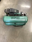 Hitachi Koki Power Tool 2-HP 4 Green Gallon Contractor Twin Stack Air Compressor Used. Price: $199.99.