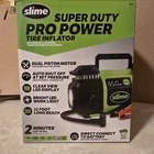 Brand New Slime Super Duty Pro Power Tire Inflator Pump 2 Min Full 40083. Price: $87.00.