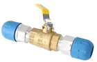 Rapidair Fastpipe 1" Ball Valve Shut Off Kit Two Threaded Adapters F2222 New. Price: $99.97.