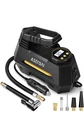 Portable Tire Inflator: 12V Dc Air Pump, Digital Gauge, Emergency Led, Yellow New. Price: $46.89.
