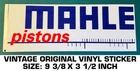 Mahle Pistons Vintage Original Vinyl Decal Sticker Racing Engine-performance Used. Price: $7.24.