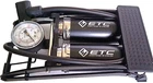 Foot Pump Double Barrel Dual Valve +gauge High Volume - Car Van Cycle Fast Post New. Price: $14.91.