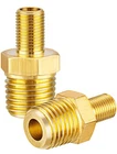 Evoultes Brass Air Inflator Adapter, 1/4" Npt (m) No Valve Stem Inside, New. Price: $11.94.