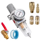 Nanpu 1/4" Npt Compressed Air Filter Regulator Combo Piggyback, 5 Micron Bras... New. Price: $32.33.