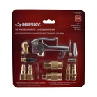 Husky 13 Piece Brass Air Compressor Accessory Kit 1/4" Setup New. Price: $34.99.