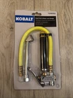 Kobalt Dual Foot Inflator And Gauge 120 Psi Max #498362 New. Price: $16.00.