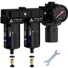 Atiny 3/8" System,air Compressor Filter DRYER,5 Npt, Black New. Price: $72.06.