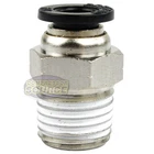 One 1/4" Npt X Od Tube Female Push To Lock Connect Fitting Straight New. Price: $7.95.