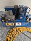 Emglo Air Compressor Wheel Barrow Twin Tank With 100FT 10/2 Cord Used. Price: $220.00.