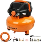 6 Gallon Portable Pancake Air Compressor & 14-PIECE Accessory Kit New. Price: $240.99.