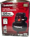 Husky Gal. 120PSI Portable Electric Pancake Air Compressor 1011131431 (USED2). Price: $59.95.