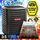 Goodman 3.5 Ton Central Heat Pump Ac & Mobile Home Coil Air Conditioning System New. Price: $4135.00.