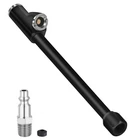 Wncgc Air Chuck 6.2 1/4" Fnpt Extended Dual Head Closed Tire Pack, Black New. Price: $15.76.