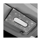 Shmzk Bling Car Sun Visor Tissue Box Holder, Leather Sparkling Crystal White New. Price: $12.92.