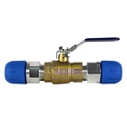 Rapidair Fastpipe 1" Ball Valve Shut Off Kit Two Threaded Adapters F2222 New. Price: $99.95.