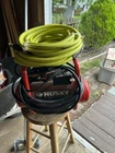 Husky Hotdog Air Compressor Portable Red Black With Hose Used. Price: $85.00.