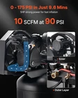 80 Gallons Heavy-duty Air Compressor, 5HP 10 Scfm At 90PSI Compressors Max New. Price: $1806.35.