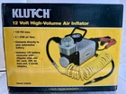Klutch Volt High-volume Air Inflator #52509 / 120 Psi Max 2.1 Cfm Flow New. Price: $79.95.