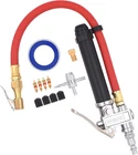 Tire Inflator 10-120 Psi Pressure Gauge With Inch Air Hose Lock On New. Price: $27.96.
