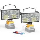Livowalny 148W Led Work Light Dewalt Battery 2PCS New. Price: $89.99.