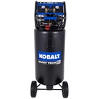 Kobalt Quiet Tech 26-GALLON Portable Electric 150 Psi Vertical Air Compressor New. Price: $389.00.