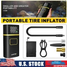 Car Tire Inflator Cordless Digital Usb Rechargeable Air Compressor Pump New. Price: $61.74.