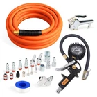 22 Pcs Air Compressor Accessories Kit 3/8 Inch X 25 Ft Hybrid Hose Gauge Gun New. Price: $56.38.