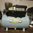 Mcgraw 3 Gallon Portable Air Compressor Oil-free Pump 110 Max Psi Used. Price: $55.00.