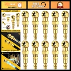 10 Pack Ball Foot Air Chucks For Tires - 1/4" Fnpt Inflator Nozzle & Quick New. Price: $43.99.