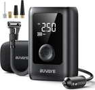 Buvaye Tire Inflator Portable Air Compressor, 150PSI Pump, 12V Dc New. Price: $55.50.