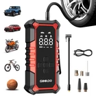 Portable Tire Inflator 160 Psi Cordless 7500MAH Digital Gauge Led Gooloo A6 New. Price: $89.99.