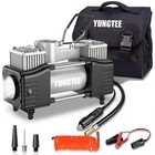 Yungtee Silver Tire Inflator, Heavy Duty Double Cylinder, 150 Psi New. Price: $57.45.