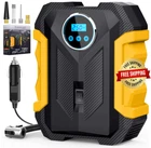 Portatil Compresor De Aire Bomba Para Auto Carro Inflador Llantas Bicicleta New. Price: $43.92.